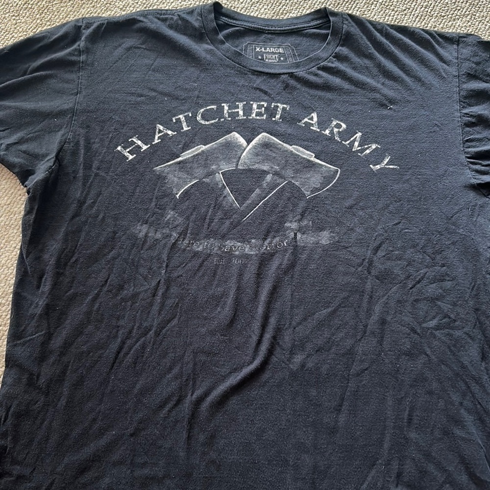 Fright Rags Hatchet Army Tshirt